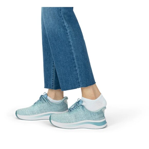 Orthofeet Women's Nira Hands-Free Sneakers Turquoise - Picture 6 of 6